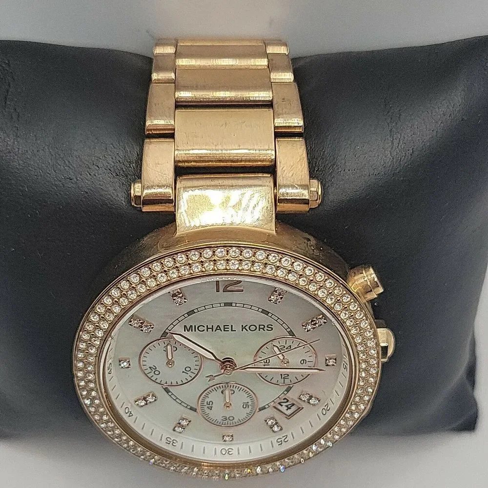 Michael Kors Parker MK5491 Women Stainless Steel Analog Dial Quartz Watch BC685